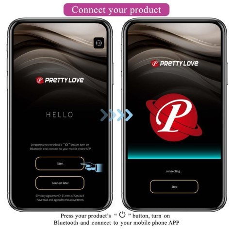 PRETTY LOVE - CASPER Purple 12 vibration functions Mobile APP remote control PRETTY LOVE - CASPER Purple 12 vibration functions Mobile APP remote control