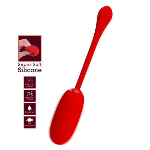PRETTY LOVE - JULIUS EGG Red 12 function vibrations PRETTY LOVE - JULIUS EGG Red 12 function vibrations