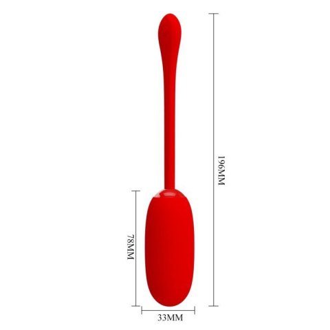 PRETTY LOVE - JULIUS EGG Red 12 function vibrations PRETTY LOVE - JULIUS EGG Red 12 function vibrations