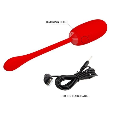 PRETTY LOVE - JULIUS EGG Red 12 function vibrations PRETTY LOVE - JULIUS EGG Red 12 function vibrations