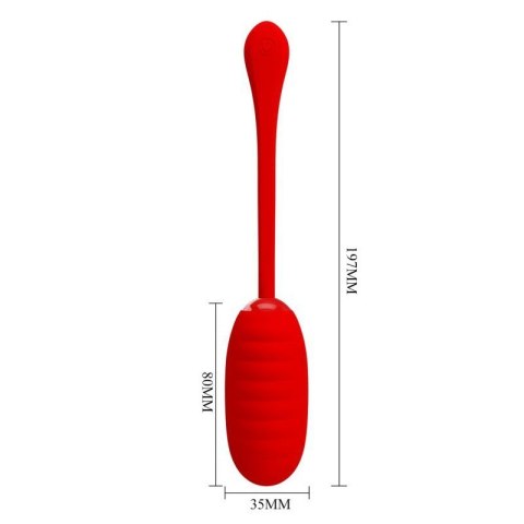 PRETTY LOVE - KIRK EGG Red 12 function vibrations PRETTY LOVE - KIRK EGG Red 12 function vibrations
