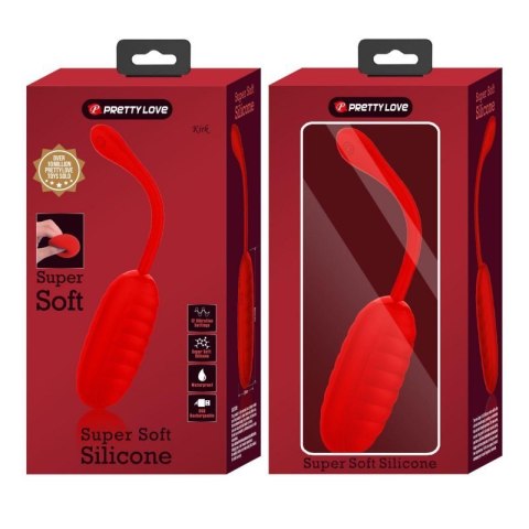 PRETTY LOVE - KIRK EGG Red 12 function vibrations PRETTY LOVE - KIRK EGG Red 12 function vibrations
