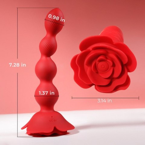 Rose rotating anal beads Rose rotating anal beads