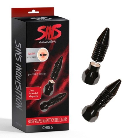 Screw Shaped Magnetic Nipple Clamps Screw Shaped Magnetic Nipple Clamps