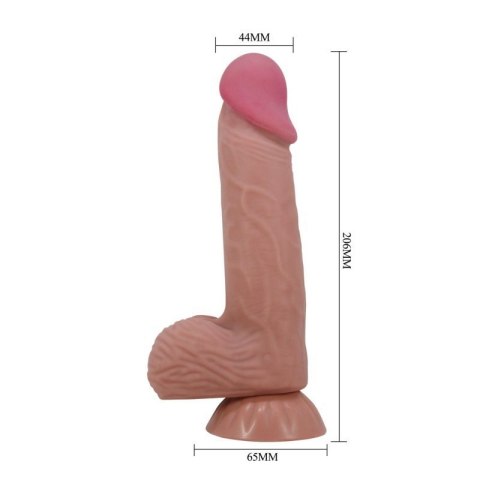 BAILE - Sliding Skin 8,1'', Bendable Suction base TPR BAILE - Sliding Skin 8,1'', Bendable Suction base TPR