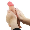BAILE - Sliding Skin 8,5&#039;&#039; Flesh Vibration Bendable Suction base TPR ABS
