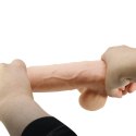 BAILE - Sliding Skin 8,5&#039;&#039; Flesh Vibration Bendable Suction base TPR ABS