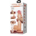 BAILE - Sliding Skin 8,5&#039;&#039; Flesh Vibration Bendable Suction base TPR ABS