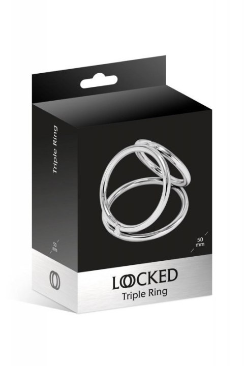 LOCKED TRIPLE RING 50/37/45 MM (Size: T2) LOCKED TRIPLE RING 50/37/45 MM (Size: T2)