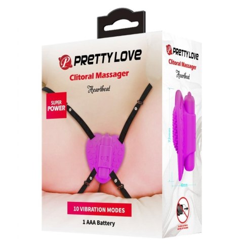PRETTY LOVE - Clitoral Massager, Heartbeat, 10 vibration functions PRETTY LOVE - Clitoral Massager, Heartbeat, 10 vibration functions