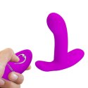 PRETTY LOVE - Geri Purple, 12 vibration functions 3 licking settings Wireless remote control