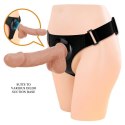 PRETTY LOVE - HARNESS BRIEFS Jerry Universal Strap-On Harness 7,6&#039;&#039; Dildo Flesh