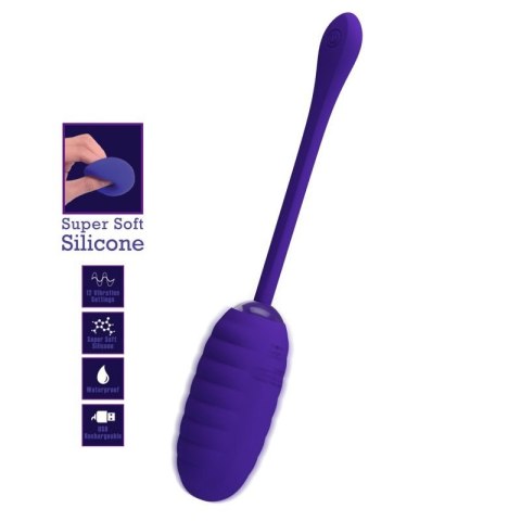 PRETTY LOVE - KIRK Super Soft Silicone, 12 vibration functions PRETTY LOVE - KIRK Super Soft Silicone, 12 vibration functions