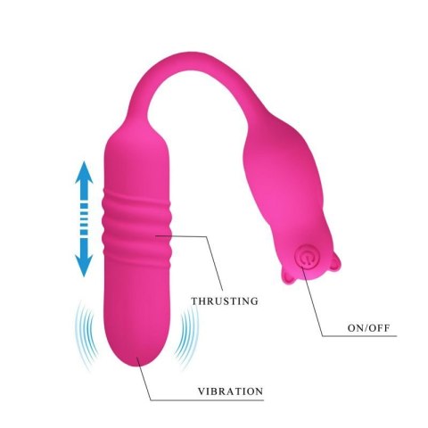 PRETTY LOVE - Nobikuma, 3 vibration functions 3 thrusting settings PRETTY LOVE - Nobikuma, 3 vibration functions 3 thrusting settings