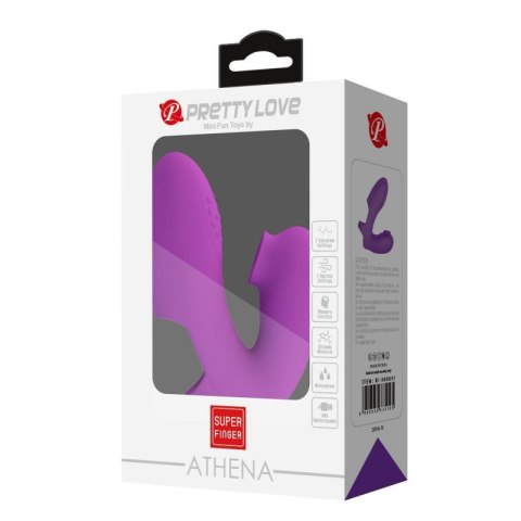 PRETTY LOVE - Super Finger ATHENA Purple, 7 vibration functions 7 tapping functions Memory function PRETTY LOVE - Super Finger ATHENA Purple, 7 vibration functions 7 tapping functions Memory function