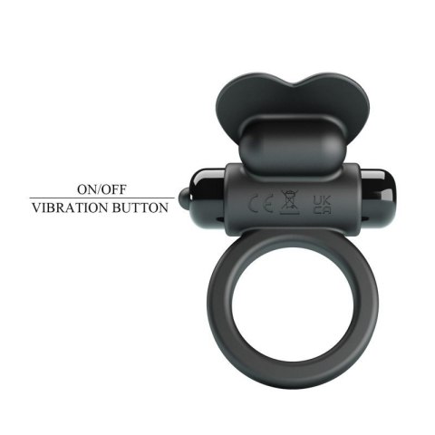 PRETTY LOVE - VIBRANT PENIS RING DEBONAIRE Black, 10 vibration functions PRETTY LOVE - VIBRANT PENIS RING DEBONAIRE Black, 10 vibration functions