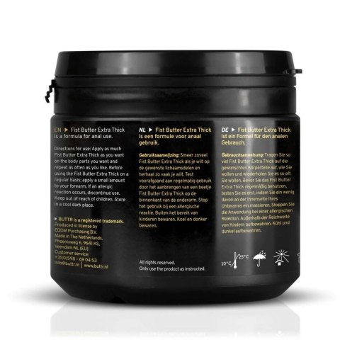 BUTTR - Fisting Gel Extra Thick - 500 ml BUTTR - Fisting Gel Extra Thick - 500 ml