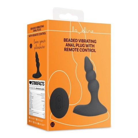 Beaded Vibrating Anal Plug with Remote Control Beaded Vibrating Anal Plug with Remote Control