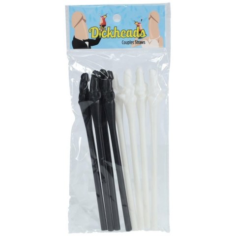 Couples Straws - Black and White Couples Straws - Black and White