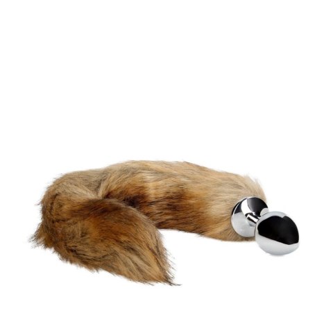 Fox Tail with Metal Butt Plug Fox Tail with Metal Butt Plug