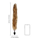 Fox Tail with Metal Butt Plug