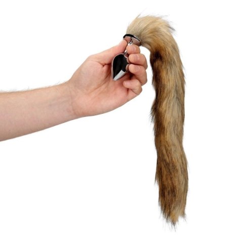 Fox Tail with Metal Butt Plug Fox Tail with Metal Butt Plug