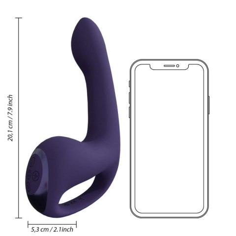 Riko - Rechargeable Triple Action Vibrator with Advanced Finger Motion & Pulse Wave Stimulator - Purple Riko - Rechargeable Triple Action Vibrator with Advanced Finger Motion & Pulse Wave Stimulator - Purple