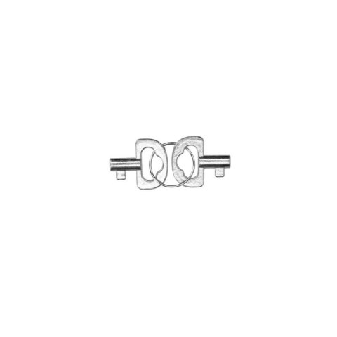 Spreader Bar with Hand or Ankle Cuffs - Silver Spreader Bar with Hand or Ankle Cuffs - Silver