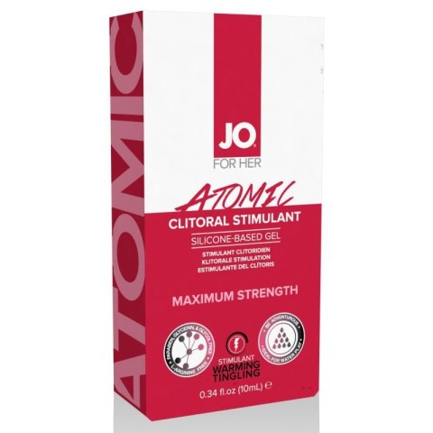 System JO - For Her Clitoral Stimulant Warming Atomic 10 ml System JO - For Her Clitoral Stimulant Warming Atomic 10 ml