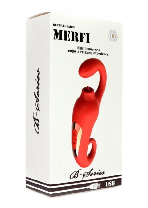 Wibrator-Merfi, 10 vibration functions, 10 frequency tongue licking USB Wibrator-Merfi, 10 vibration functions, 10 frequency tongue licking USB