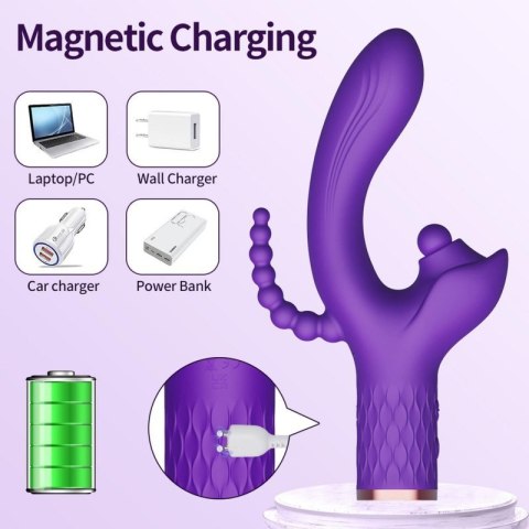 Wibrator - Patty, 7 vibration functions, 7 ball tapping, USB Wibrator - Patty, 7 vibration functions, 7 ball tapping, USB