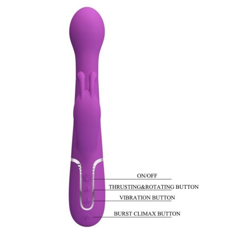 PRETTY LOVE - Dejon Purple, 7 vibration functions 4 thrusting settings 4 rotation functions PRETTY LOVE - Dejon Purple, 7 vibration functions 4 thrusting settings 4 rotation functions