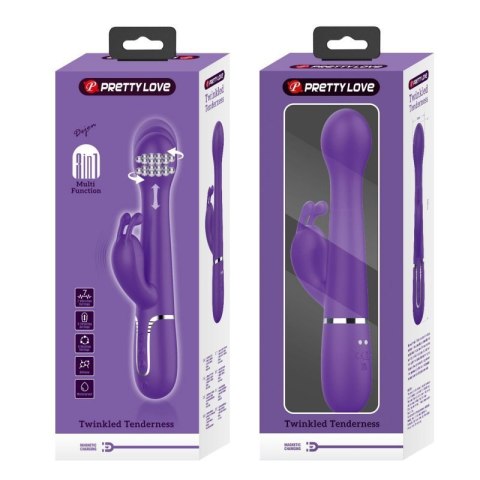 PRETTY LOVE - Dejon dark Purple, 7 vibration functions 4 thrusting settings 4 rotation functions PRETTY LOVE - Dejon dark Purple, 7 vibration functions 4 thrusting settings 4 rotation functions