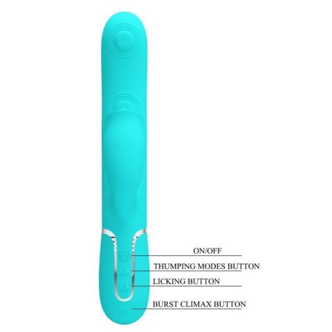 PRETTY LOVE - Gigi light blue, 7 thumping functions 7 licking modes PRETTY LOVE - Gigi light blue, 7 thumping functions 7 licking modes