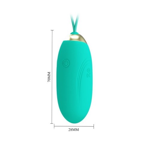 PRETTY LOVE - JENNY Dream chaser 1, Green, Wireless remote control 12 vibration functions PRETTY LOVE - JENNY Dream chaser 1, Green, Wireless remote control 12 vibration functions
