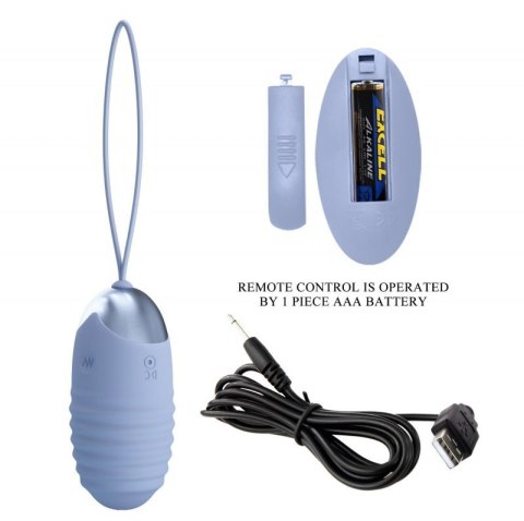PRETTY LOVE - JESSICA Dream chaser 3, Blue, Wireless remote control 12 vibration functions PRETTY LOVE - JESSICA Dream chaser 3, Blue, Wireless remote control 12 vibration functions