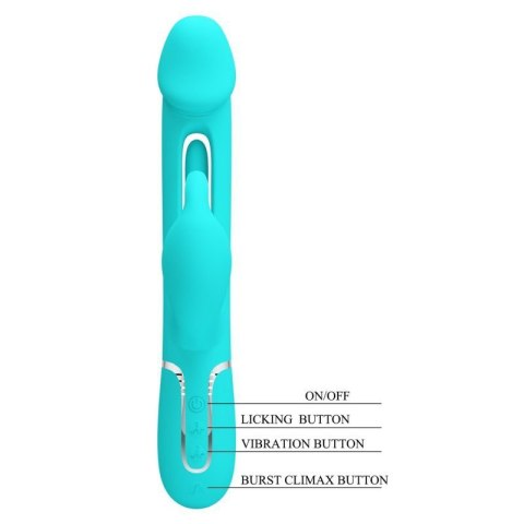 PRETTY LOVE - Kampas Green, 7 vibration functions 4 licking settings PRETTY LOVE - Kampas Green, 7 vibration functions 4 licking settings
