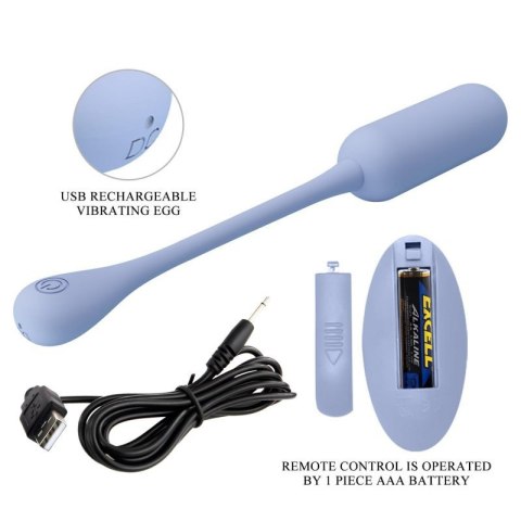PRETTY LOVE - LECHIES Dream chaser 5, Blue, Wireless remote control 12 vibration functions Memory function PRETTY LOVE - LECHIES Dream chaser 5, Blue, Wireless remote control 12 vibration functions Memory function