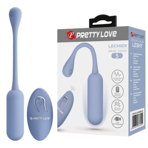 PRETTY LOVE - LECHIES Dream chaser 5, Blue, Wireless remote control 12 vibration functions Memory function PRETTY LOVE - LECHIES Dream chaser 5, Blue, Wireless remote control 12 vibration functions Memory function