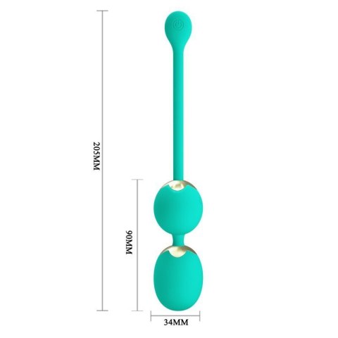 PRETTY LOVE - LECHIES Dream chaser 5, Green, Wireless remote control 12 vibration functions Memory function PRETTY LOVE - LECHIES Dream chaser 5, Green, Wireless remote control 12 vibration functions Memory function