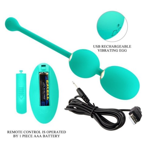 PRETTY LOVE - LECHIES Dream chaser 5, Green, Wireless remote control 12 vibration functions Memory function PRETTY LOVE - LECHIES Dream chaser 5, Green, Wireless remote control 12 vibration functions Memory function
