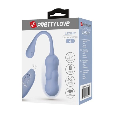 PRETTY LOVE - LESHY Dream Chaser 4, Blue, 12 vibration functions Wireless remote control PRETTY LOVE - LESHY Dream Chaser 4, Blue, 12 vibration functions Wireless remote control