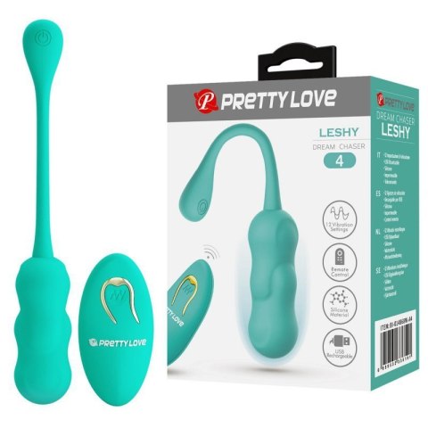 PRETTY LOVE - LESHY Dream Chaser 4, Green, 12 vibration functions Wireless remote control PRETTY LOVE - LESHY Dream Chaser 4, Green, 12 vibration functions Wireless remote control