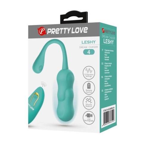 PRETTY LOVE - LESHY Dream Chaser 4, Green, 12 vibration functions Wireless remote control PRETTY LOVE - LESHY Dream Chaser 4, Green, 12 vibration functions Wireless remote control