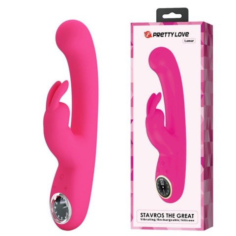PRETTY LOVE - Lamar dark Pink, 10 vibration functions 9 speed levels PRETTY LOVE - Lamar dark Pink, 10 vibration functions 9 speed levels