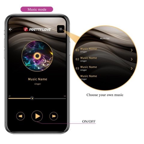 PRETTY LOVE - Liam purple, 12 vibration functions Mobile APP Long-distance Control PRETTY LOVE - Liam purple, 12 vibration functions Mobile APP Long-distance Control