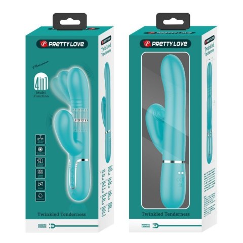 PRETTY LOVE - Mariana light blue, 7 vibration functions, 7 thrusting settings, 4 rolling functions, 4 nodding functions PRETTY LOVE - Mariana light blue, 7 vibration functions, 7 thrusting settings, 4 rolling functions, 4 nodding functions