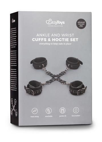 Kajdanki-Hogtie With Hand and Anklecuffs Kajdanki-Hogtie With Hand and Anklecuffs
