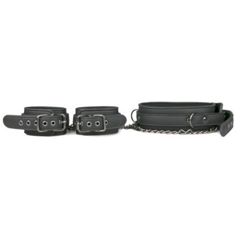 Kajdanki-Leather Collar With Handcuffs Kajdanki-Leather Collar With Handcuffs