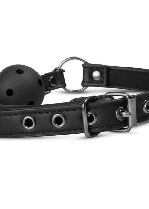 Knebel-Open Ball Gag With Nipple Clamps Knebel-Open Ball Gag With Nipple Clamps